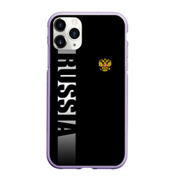 Чехол для iPhone 11 Pro матовый Russia sport