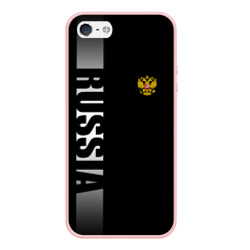 Чехол для iPhone 5/5S матовый Russia sport