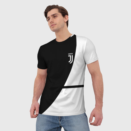 Мужская футболка 3D JUVENTUS / ЮВЕНТУС, цвет 3D печать - фото 3