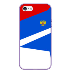 Чехол для iPhone 5/5S матовый Russia sport