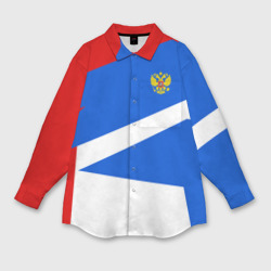 Мужская рубашка oversize 3D Russia sport