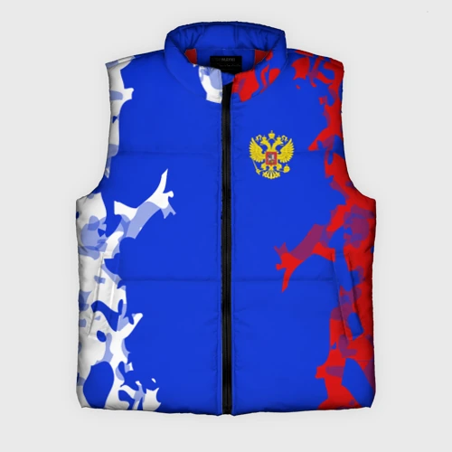 Мужской жилет утепленный 3D Russia sport