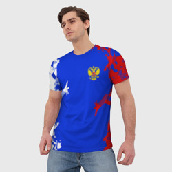 Мужская футболка 3D Russia sport - фото 2