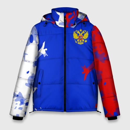 Мужская зимняя куртка 3D Russia sport