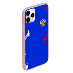 Чехол для iPhone 11 Pro матовый Russia sport - фото 2