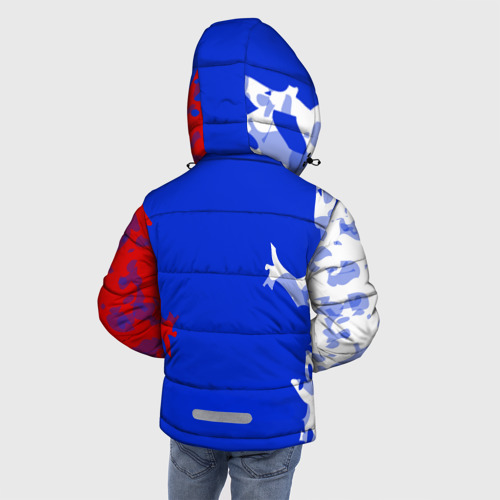 Зимняя куртка для мальчиков 3D Russia sport, цвет светло-серый - фото 4