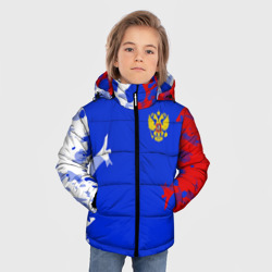 Зимняя куртка для мальчиков 3D Russia sport - фото 2