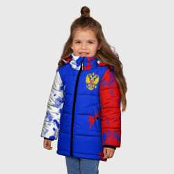 Зимняя куртка для девочек 3D Russia sport - фото 2