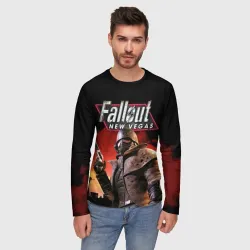 Мужской лонгслив 3D Fallout New Vegas - фото 2