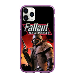 Чехол для iPhone 11 Pro Max матовый Fallout New Vegas