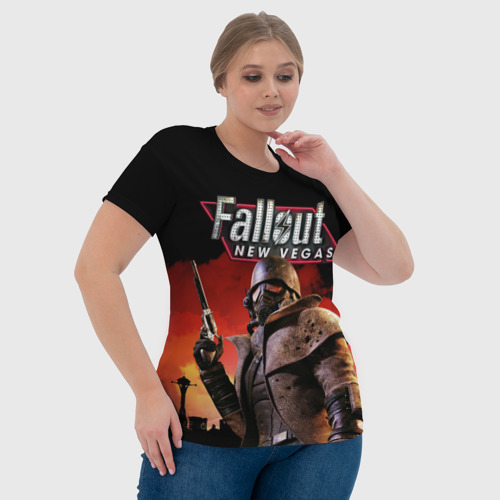 Женская футболка 3D с принтом Fallout New Vegas, фото #4