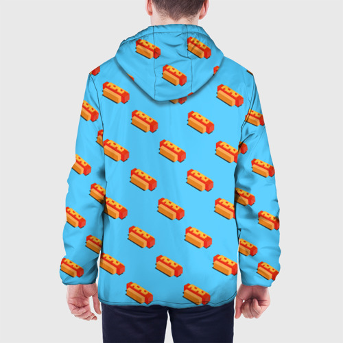 Мужская куртка 3D Hot Dog Pattern, цвет 3D печать - фото 5