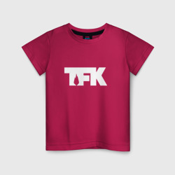 Детская футболка хлопок TFK logo white