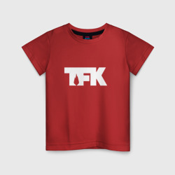 Детская футболка хлопок TFK logo white