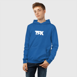 Детская толстовка хлопок TFK logo white - фото 2