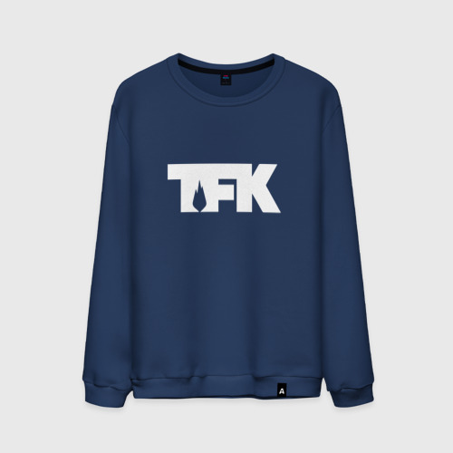 Мужской свитшот хлопок TFK logo white