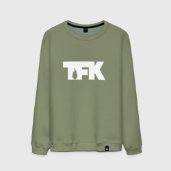 Мужской свитшот хлопок TFK logo white