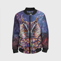 Детский бомбер 3D Сова
