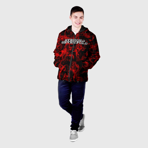 Мужская куртка 3D с принтом AVENGED SEVENFOLD | ЭВЕНДЖЕТ СЭВЭНФОЛД, фото на моделе #1