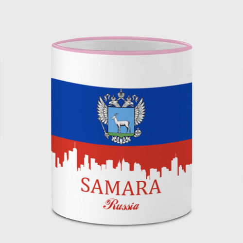 Кружка с полной запечаткой Samara Самара, цвет Кант розовый - фото 4