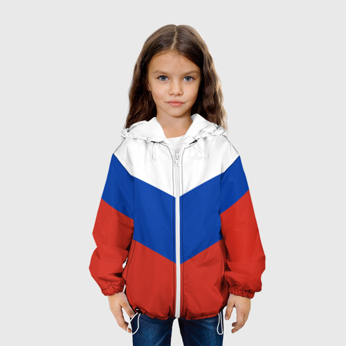 Детская куртка 3D Россия, цвет белый - фото 4