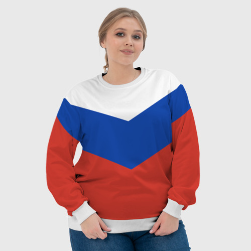 Женский свитшот 3D Россия, цвет 3D печать - фото 6
