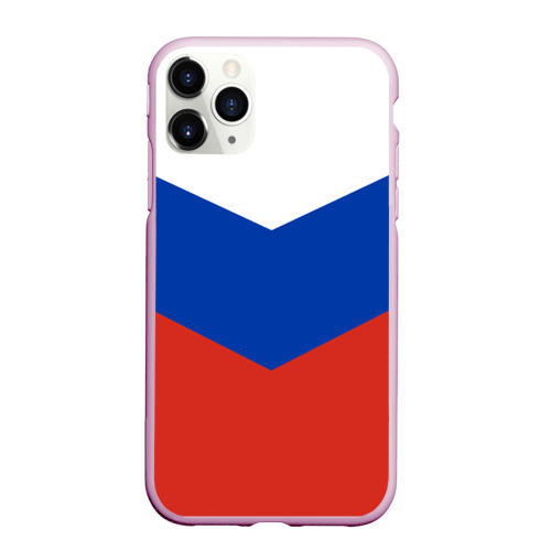 Чехол для iPhone 11 Pro матовый Россия, цвет розовый