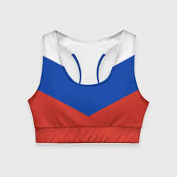 Женский спортивный топ 3D Россия