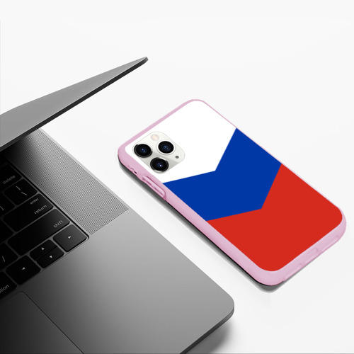 Чехол для iPhone 11 Pro Max матовый Россия, цвет розовый - фото 5