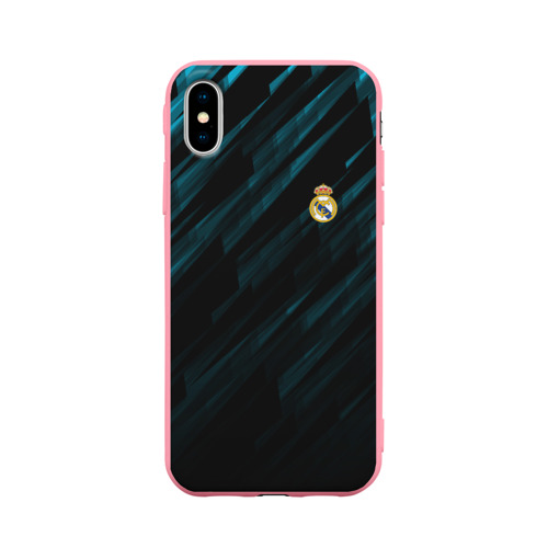 Чехол для iPhone X матовый REAL MADRID    