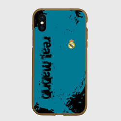 Чехол для iPhone XS Max матовый Real madrid - grange style
