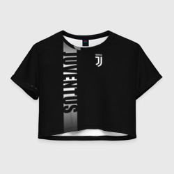 Женская футболка Crop-top 3D Juventus Ювентус