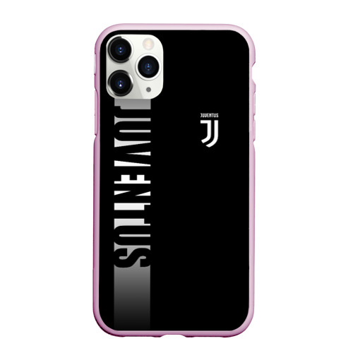 Чехол для iPhone 11 Pro Max матовый Juventus Ювентус, цвет розовый