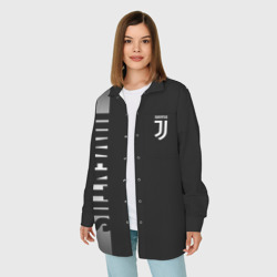 Женская рубашка oversize 3D Juventus Ювентус - фото 2
