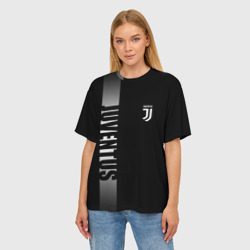 Женская футболка oversize 3D Juventus Ювентус - фото 2