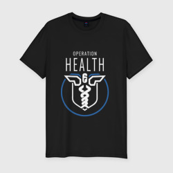 Operation health – Мужская футболка хлопок Slim с принтом купить