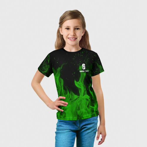 Детская футболка 3D Rainbow Six Siege, цвет 3D печать - фото 5