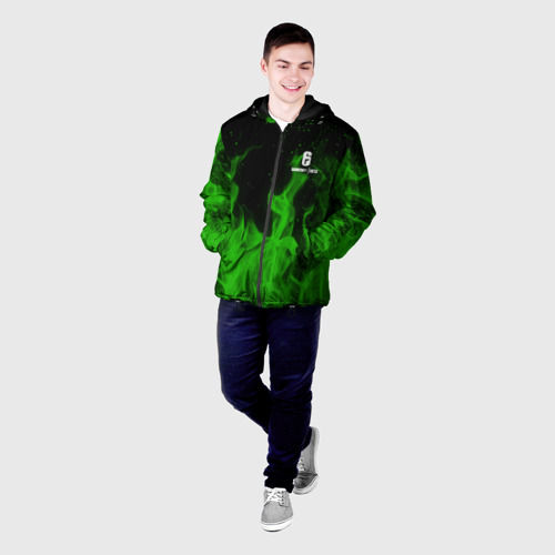 Мужская куртка 3D с принтом RAINBOW SIX SIEGE, фото на моделе #1
