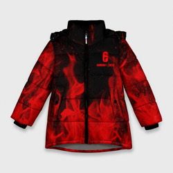 Зимняя куртка для девочек 3D Rainbow Six Siege радуга 6 осада R6S