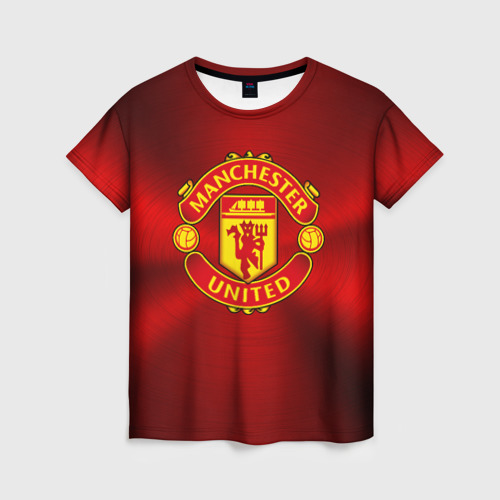 Женская футболка 3D Manchester United F.C, цвет 3D печать