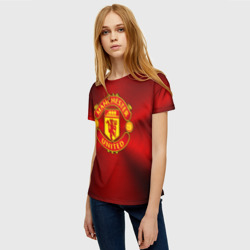 Женская футболка 3D Manchester United F.C - фото 2