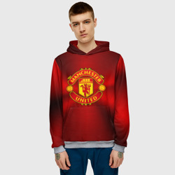 Мужская толстовка 3D Manchester United F.C - фото 2