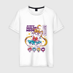 Sailor Moon – Мужская футболка хлопок с принтом купить со скидкой в -20%