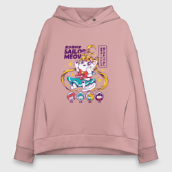 Женское худи Oversize хлопок Sailor Moon