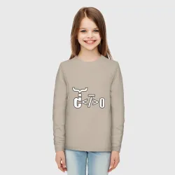 Детский лонгслив хлопок Велосипед программиста - фото 2
