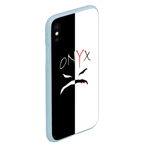 Чехол для iPhone XS Max матовый Onyx, цвет голубой - фото 3