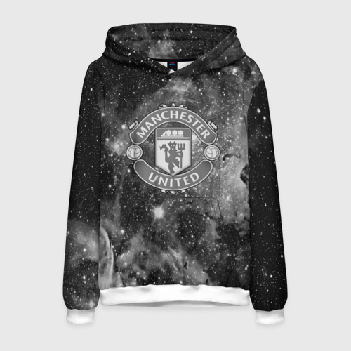 Мужская толстовка 3D Manchester United Cosmos , цвет белый