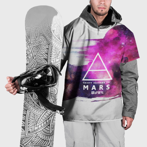 Накидка на куртку 3D 30 Seconds to Mars, цвет 3D печать