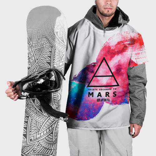 Накидка на куртку 3D 30 Seconds to Mars, цвет 3D печать