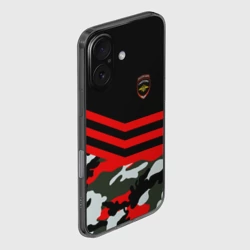 Чехол для iPhone 16 силиконовый с защитой камеры Камуфляж Полиция - фото 2